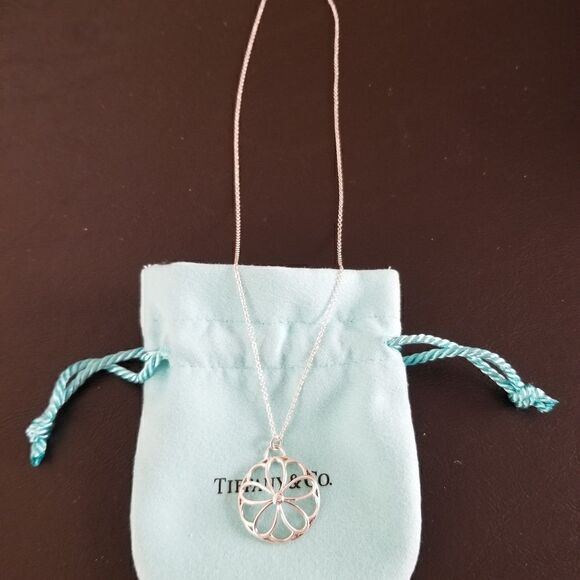 Tiffany & Co. Diamond Flower Necklace - Picture 2 of 6